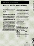 Alltech IC Allsep Anion Column