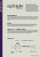 Opti-Solv-Filtration